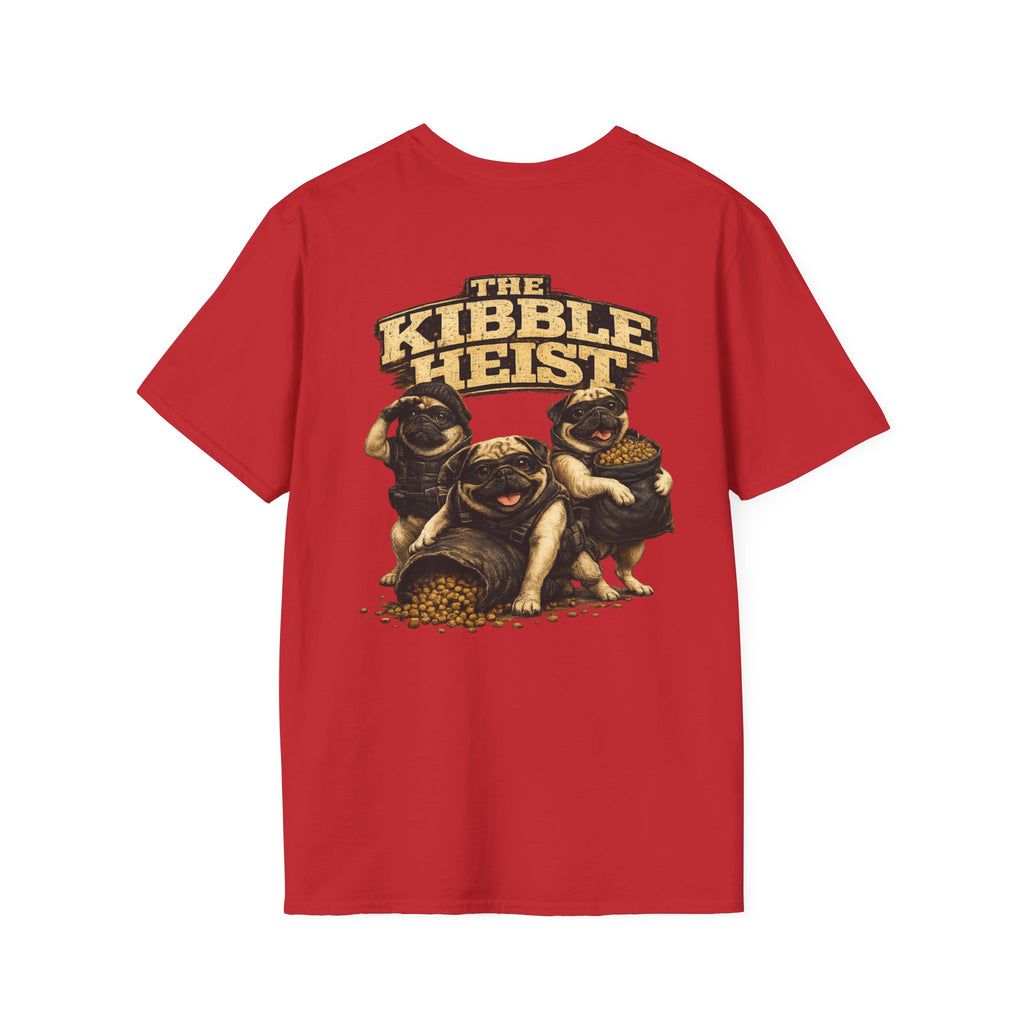 The Kibble Heist™ T-Shirt | Funny Pug Tee for Dog Lovers