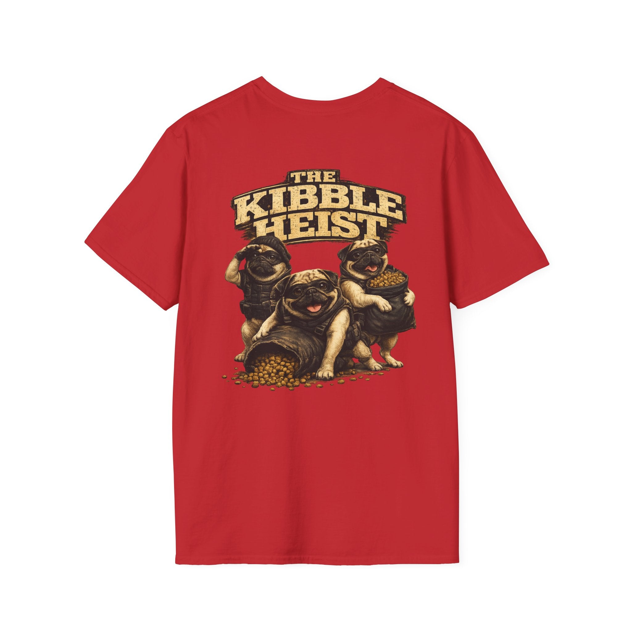 The Kibble Heist™ T-Shirt | Funny Pug Tee for Dog Lovers