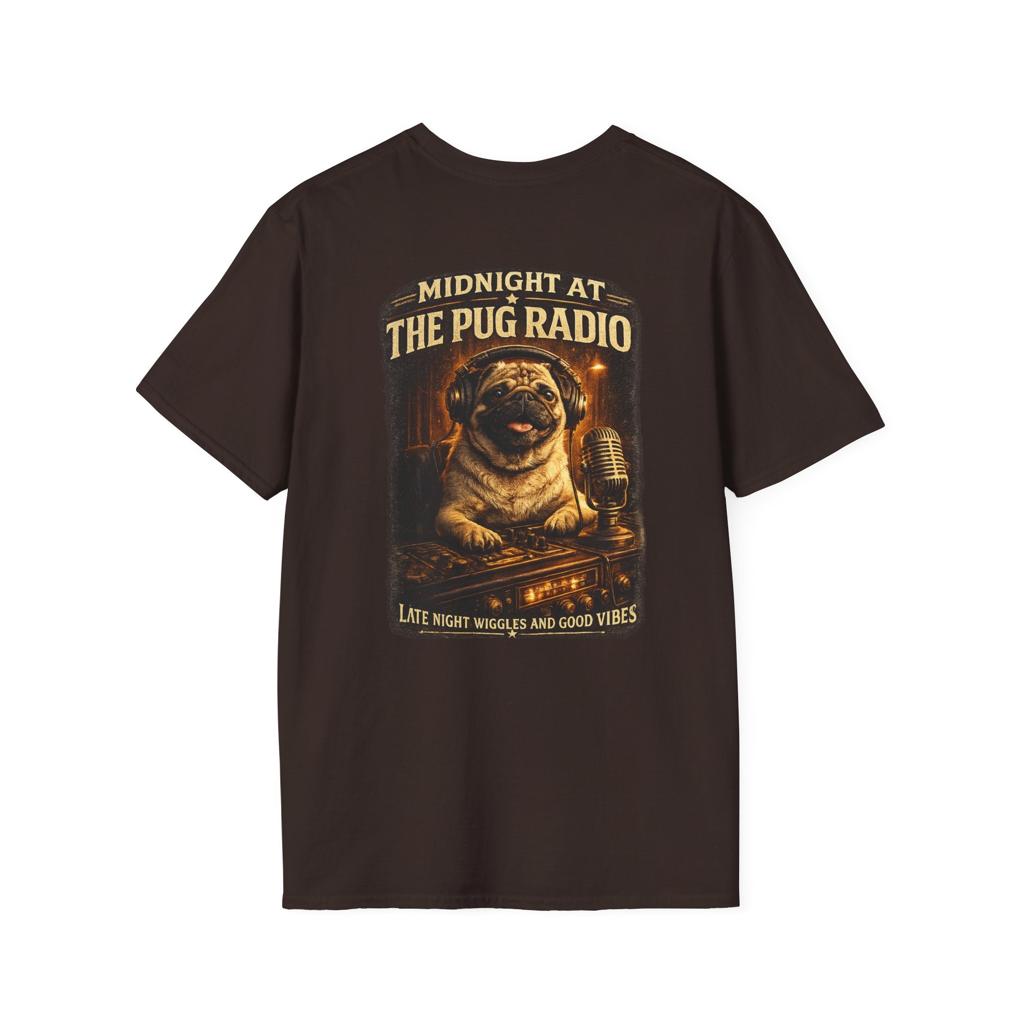 The Pug Radio Logo Tee | Official Pug Lover T-Shirt