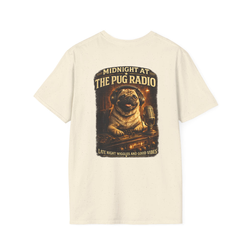 The Pug Radio Logo Tee | Official Pug Lover T-Shirt