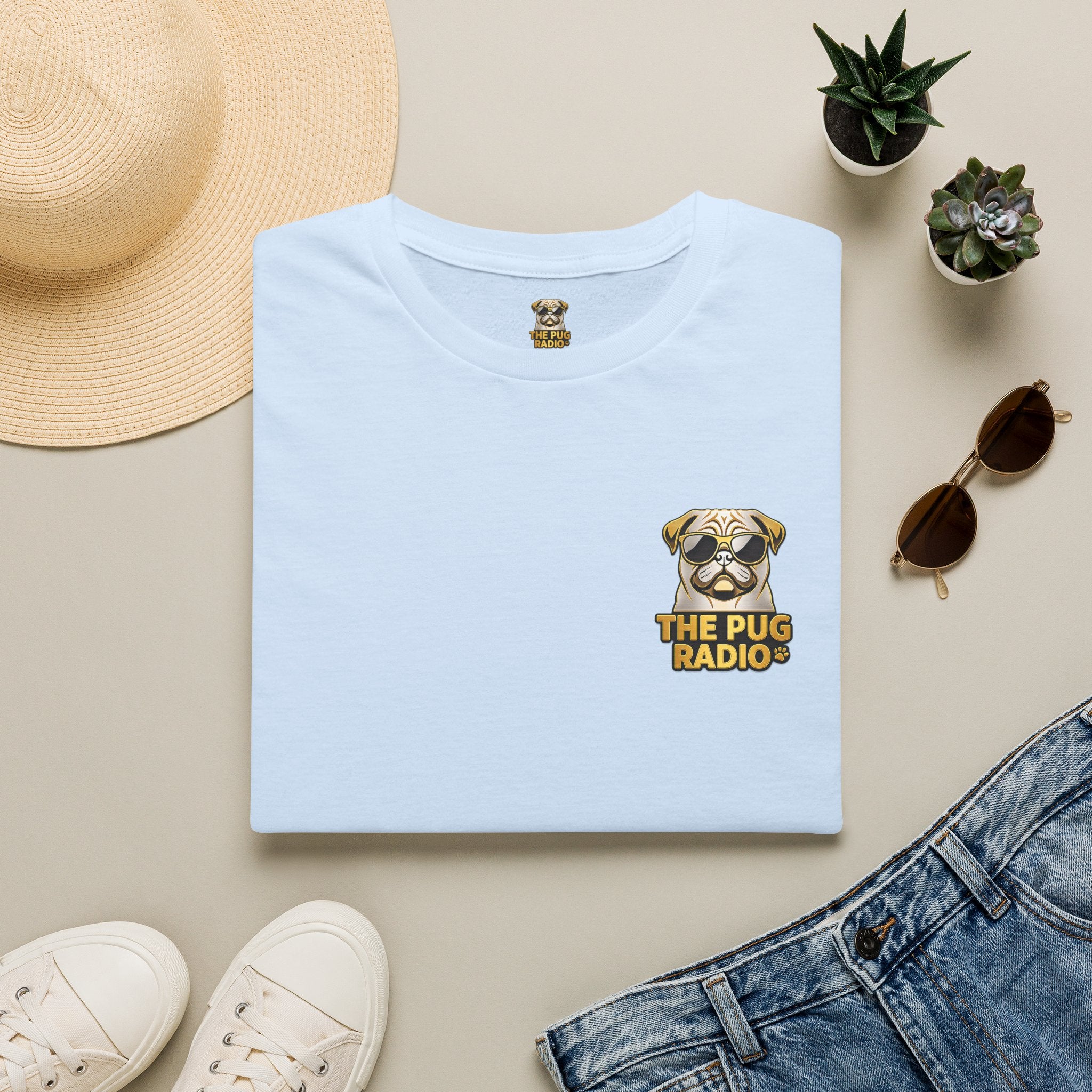 Stars, Stripes & Snorts Pug T-Shirt | Patriotic Dog Tee