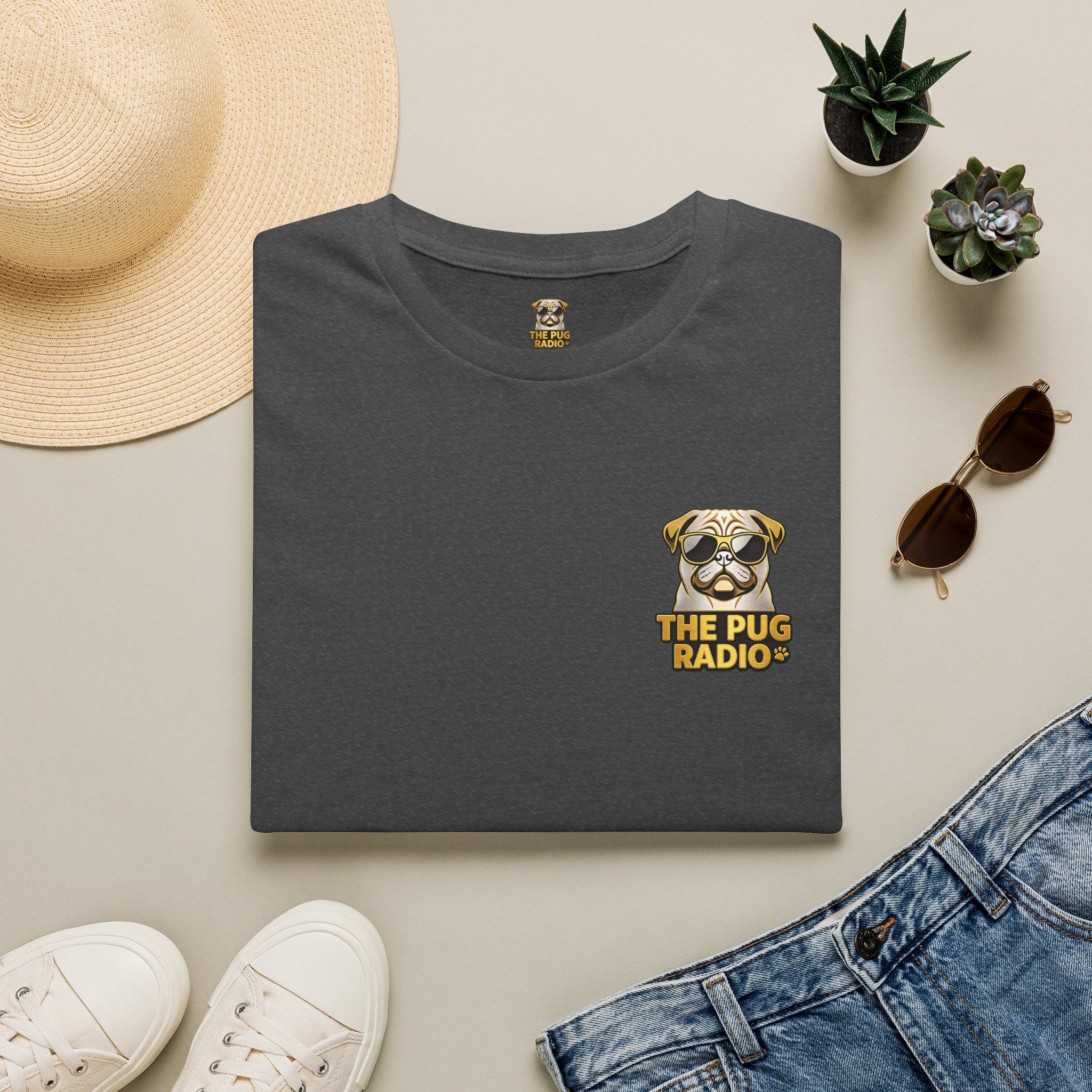 Stars, Stripes & Snorts Pug T-Shirt | Patriotic Dog Tee