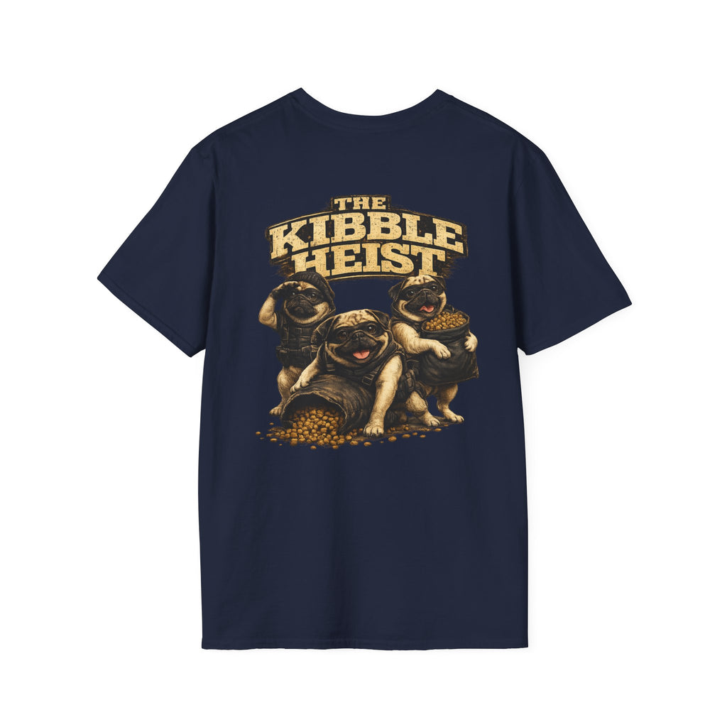 The Kibble Heist™ T-Shirt | Funny Pug Tee for Dog Lovers