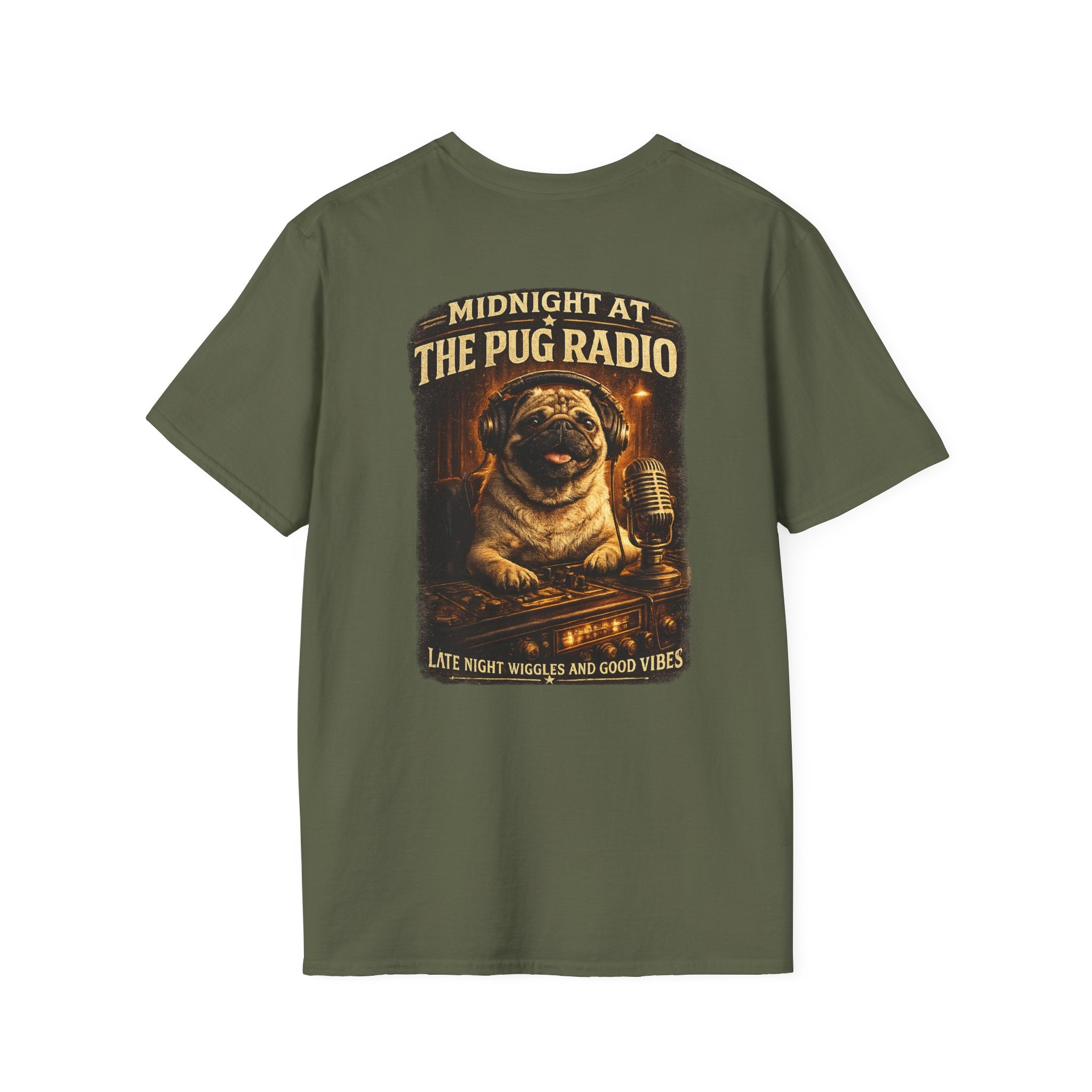 The Pug Radio Logo Tee | Official Pug Lover T-Shirt