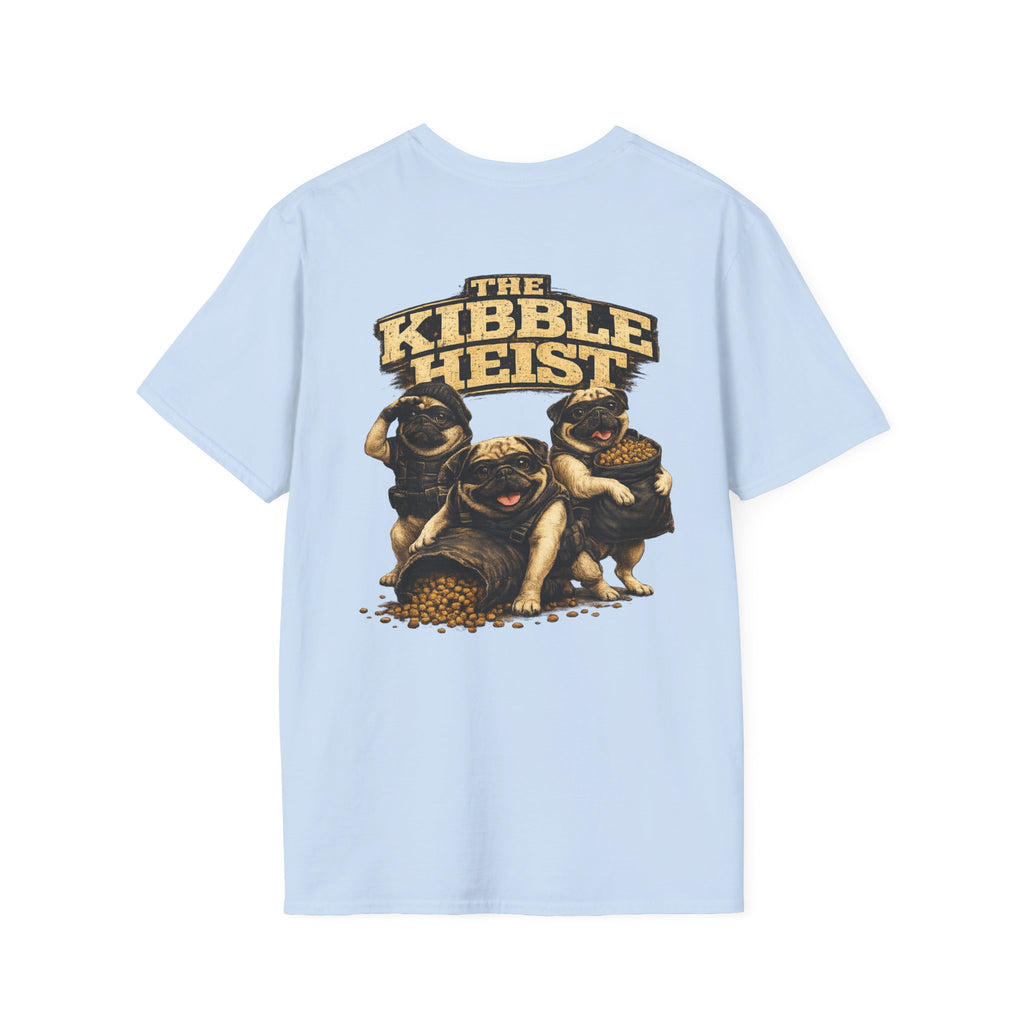The Kibble Heist™ T-Shirt | Funny Pug Tee for Dog Lovers