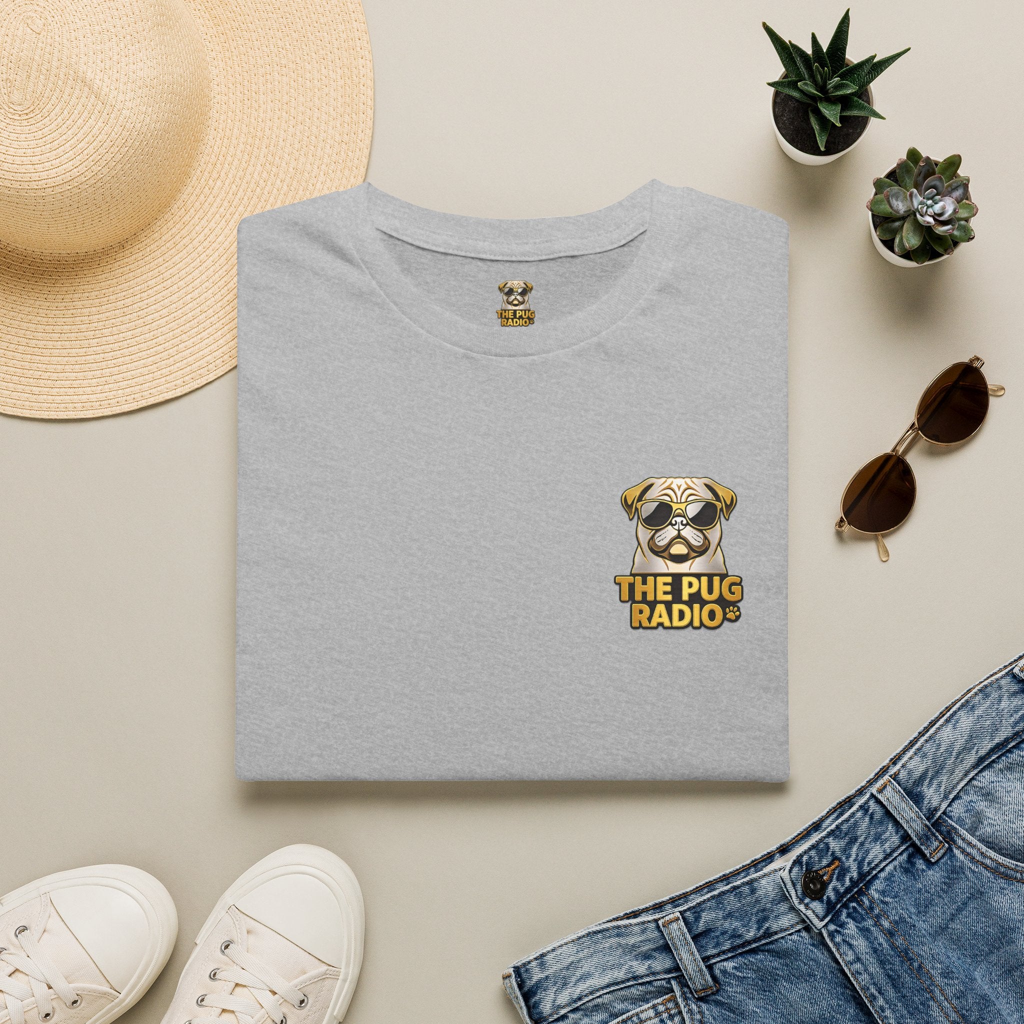 Stars, Stripes & Snorts Pug T-Shirt | Patriotic Dog Tee
