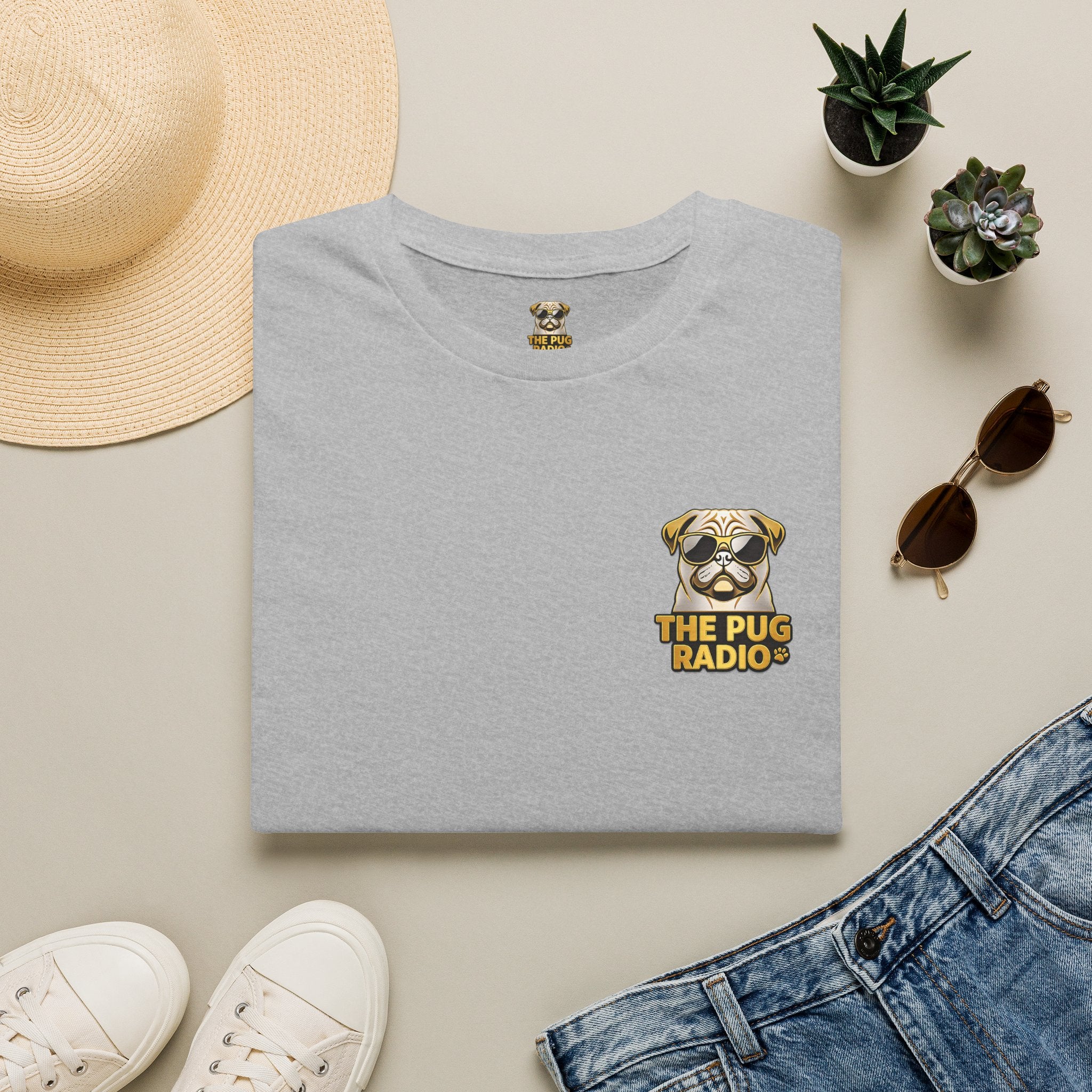 Cosmic Waddle | Astronaut Pug Space Adventure T-Shirt 🐾🚀