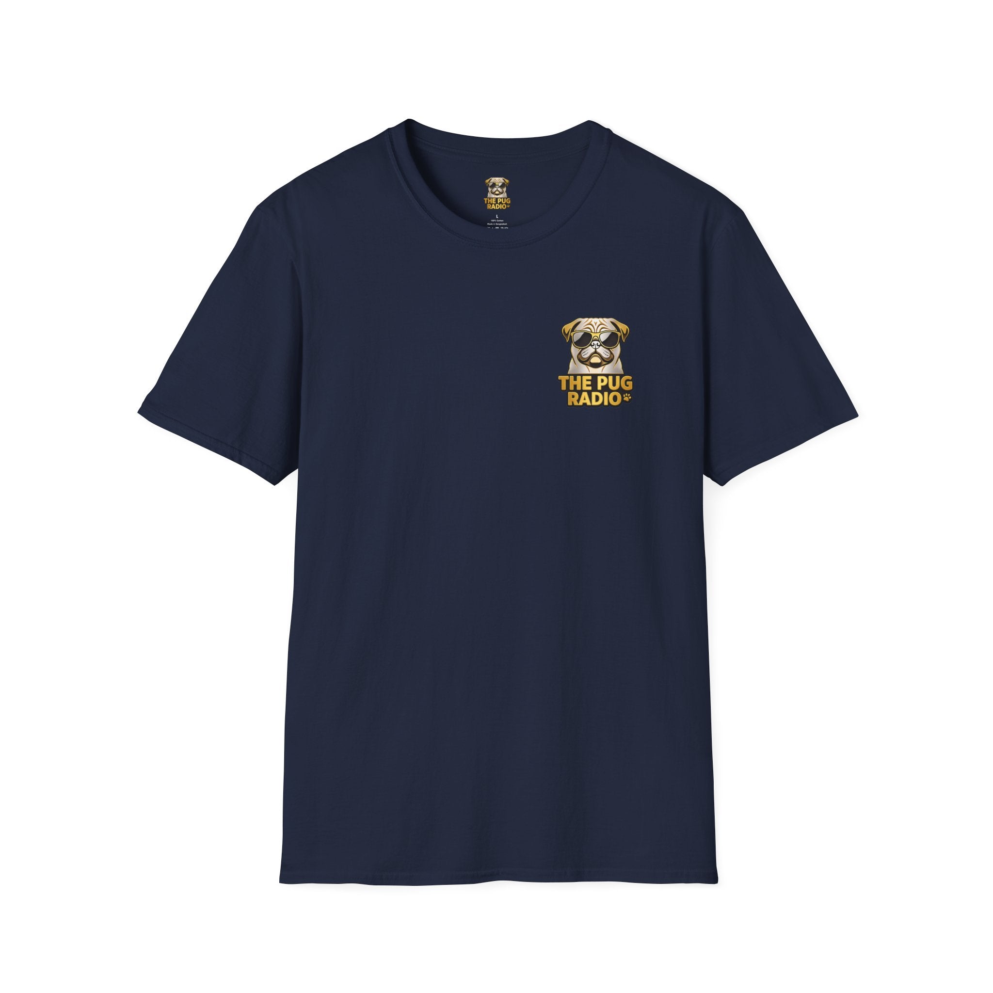 The Pug Radio Logo Tee | Official Pug Lover T-Shirt