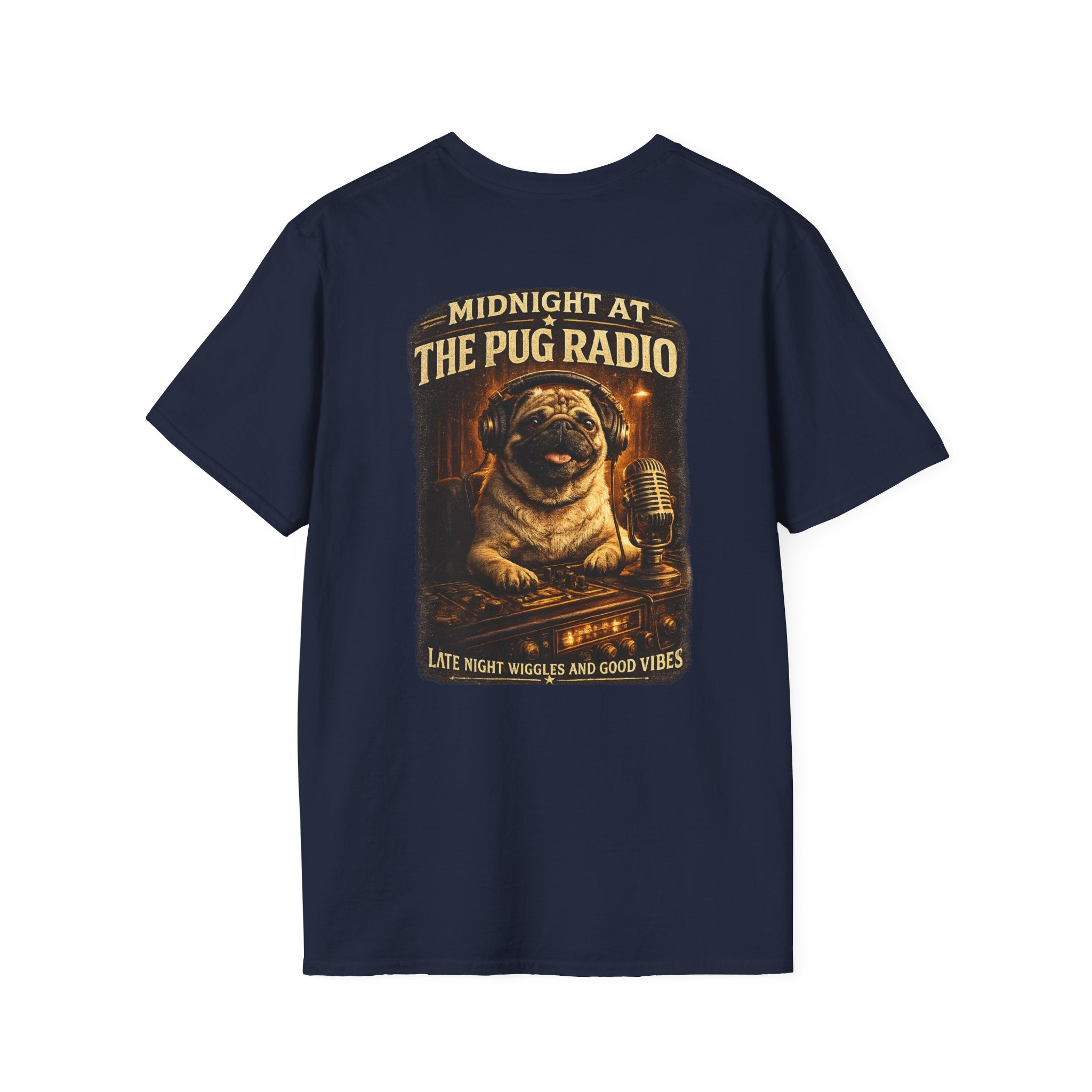 The Pug Radio Logo Tee | Official Pug Lover T-Shirt