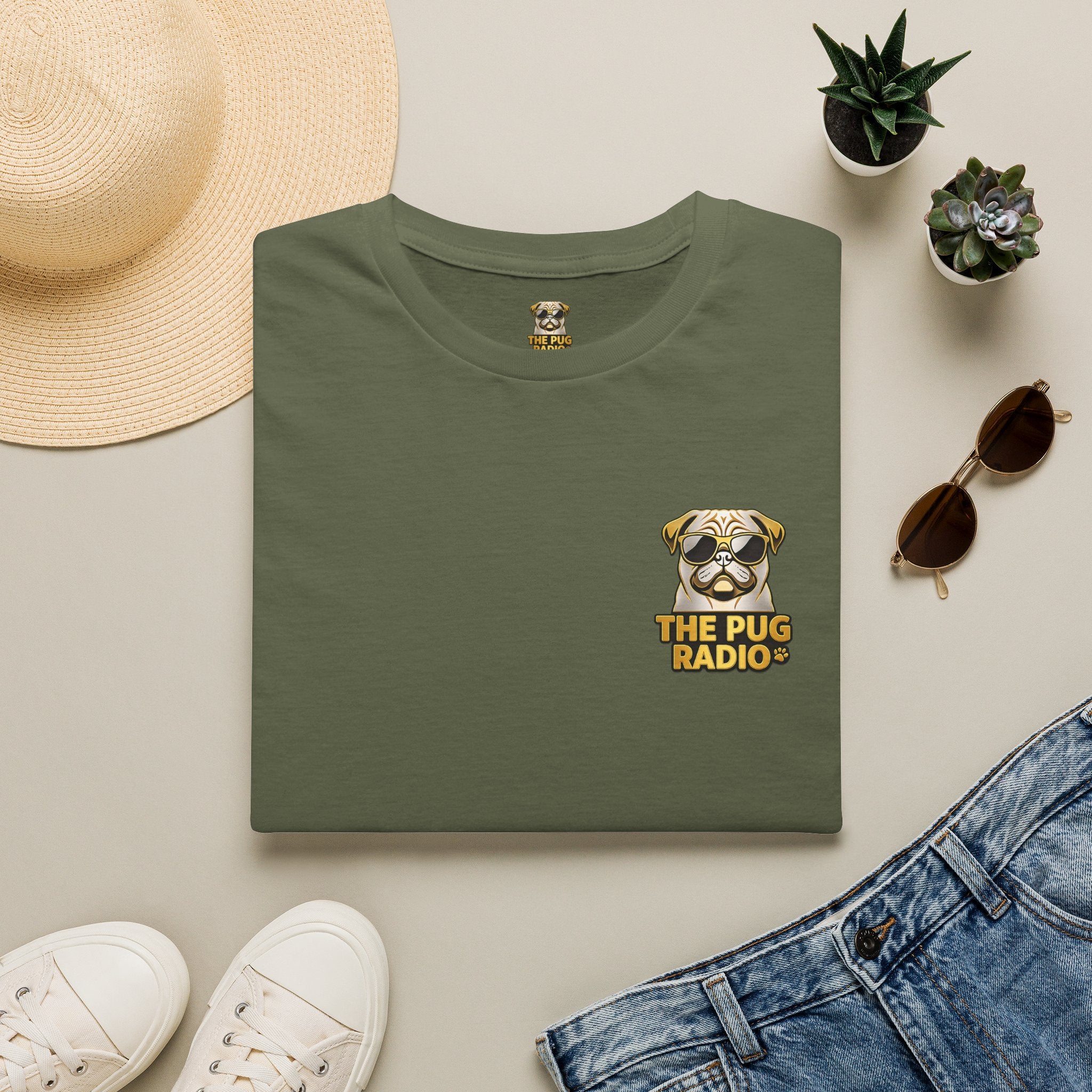 Cosmic Waddle | Astronaut Pug Space Adventure T-Shirt 🐾🚀