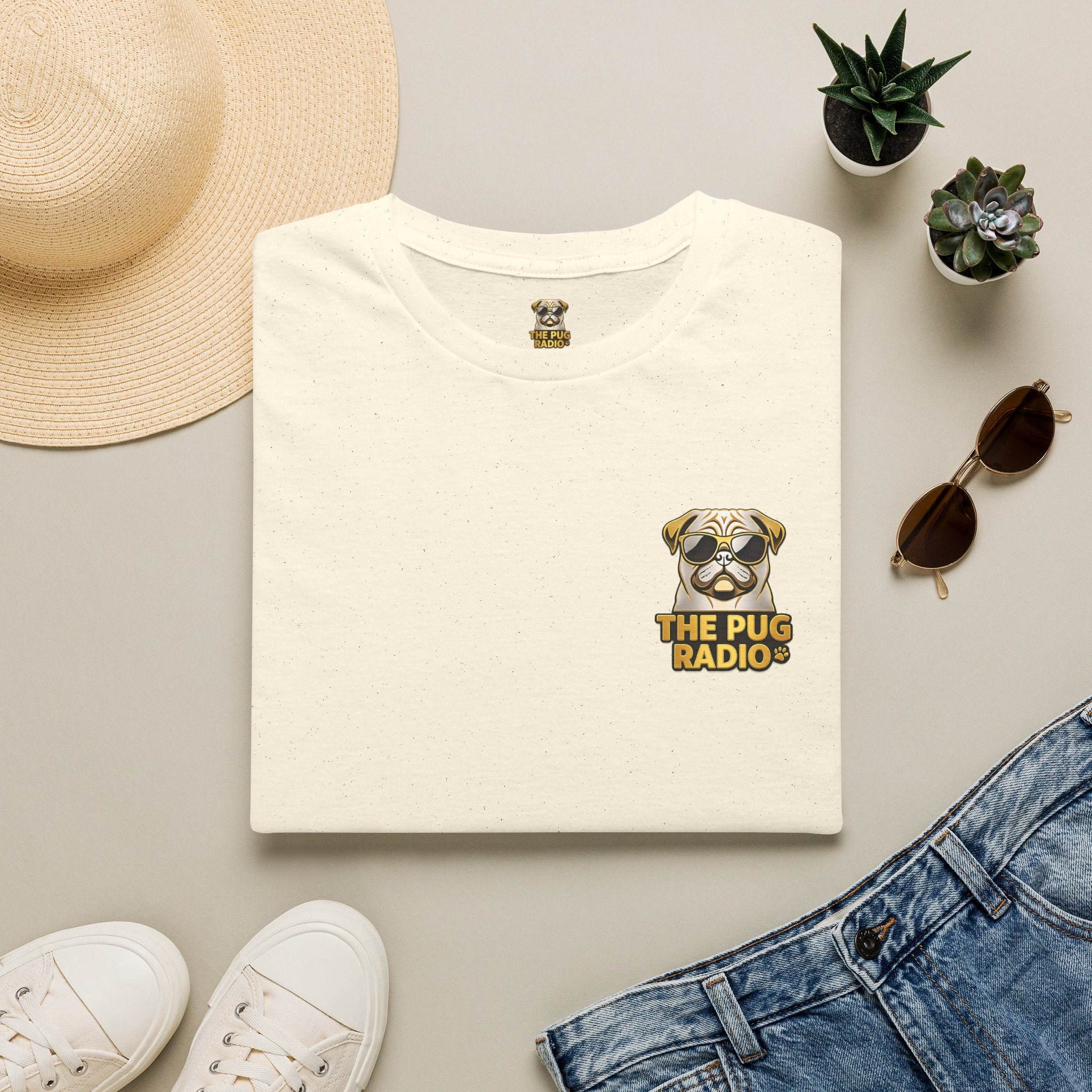 Stars, Stripes & Snorts Pug T-Shirt | Patriotic Dog Tee