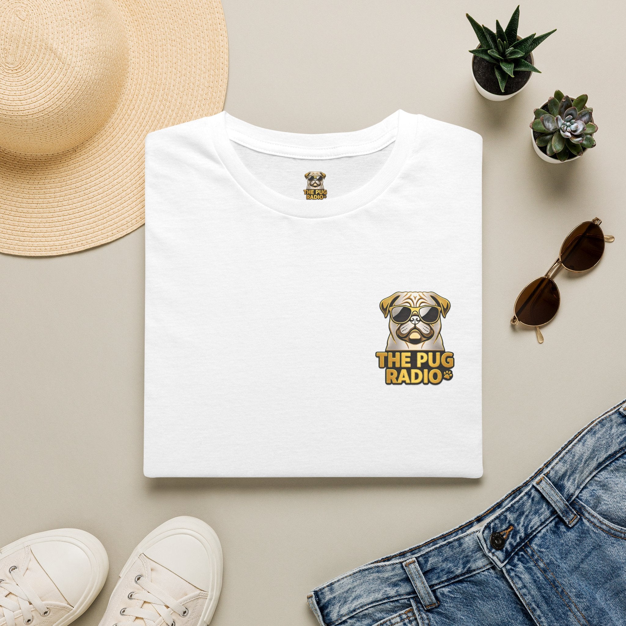 Stars, Stripes & Snorts Pug T-Shirt | Patriotic Dog Tee