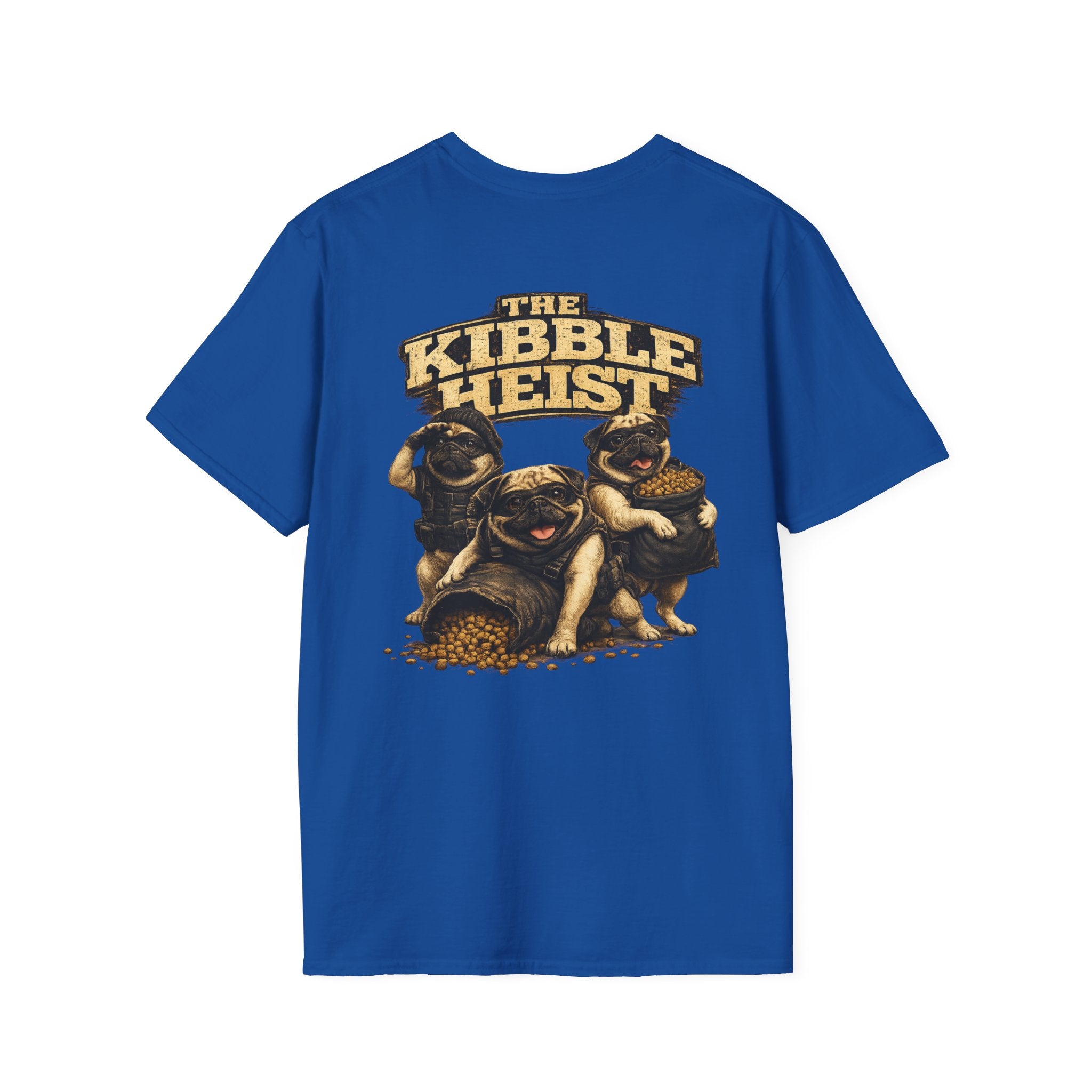 The Kibble Heist™ T-Shirt | Funny Pug Tee for Dog Lovers