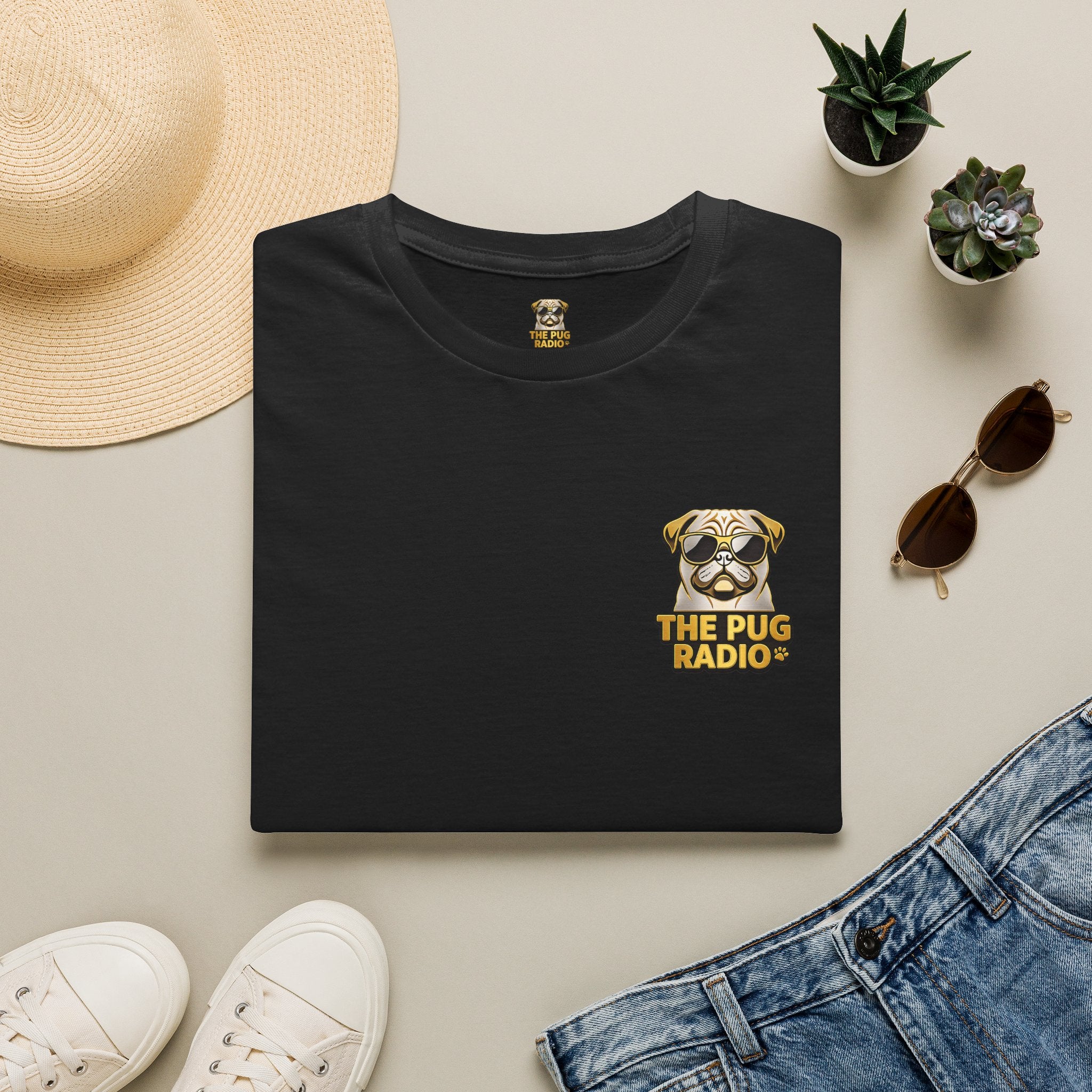 Stars, Stripes & Snorts Pug T-Shirt | Patriotic Dog Tee