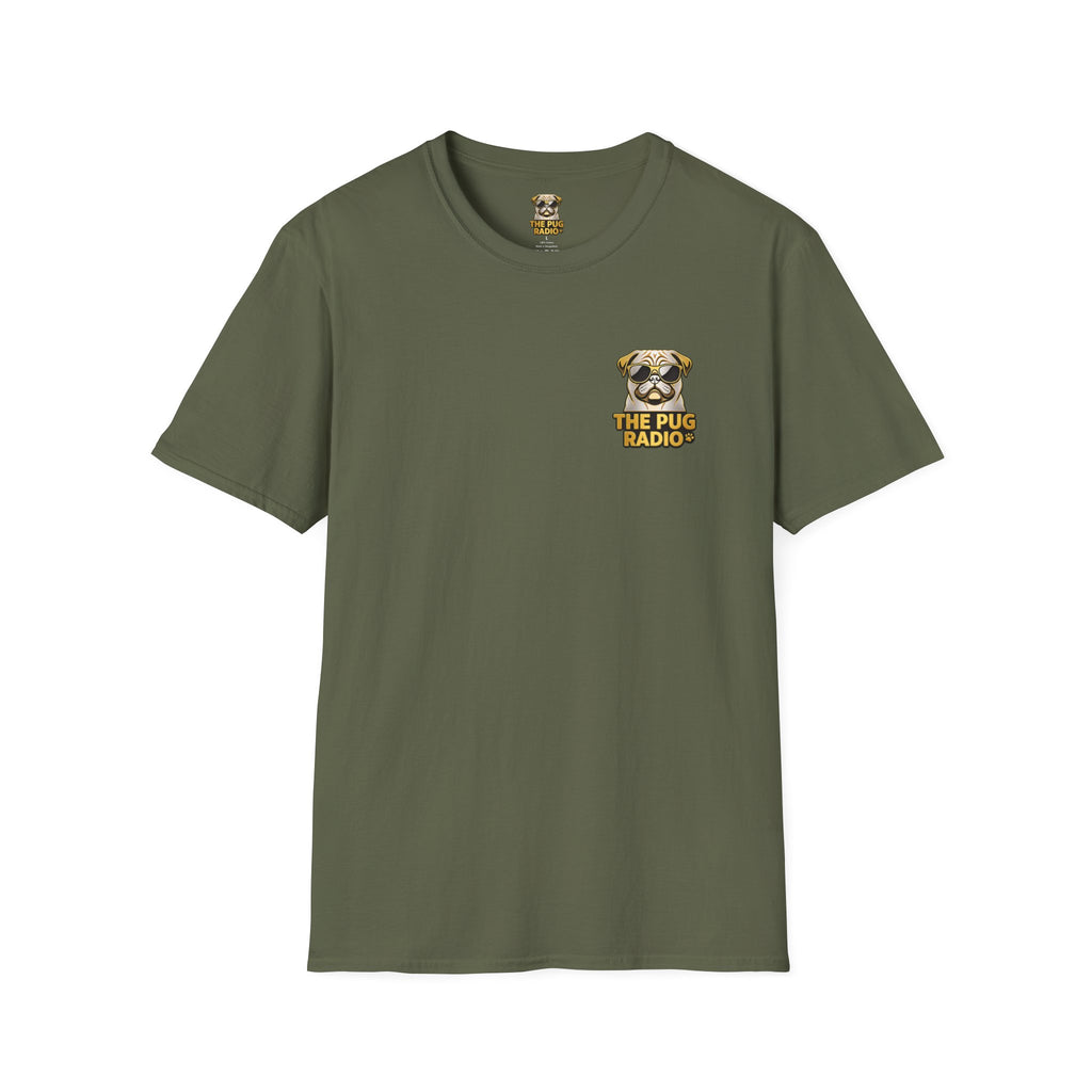 Island Pug State of Mind | Tropical Pug Beach T-Shirt for Dog Lovers