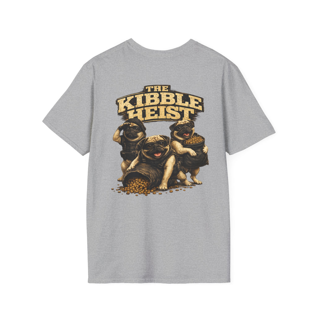 The Kibble Heist™ T-Shirt | Funny Pug Tee for Dog Lovers