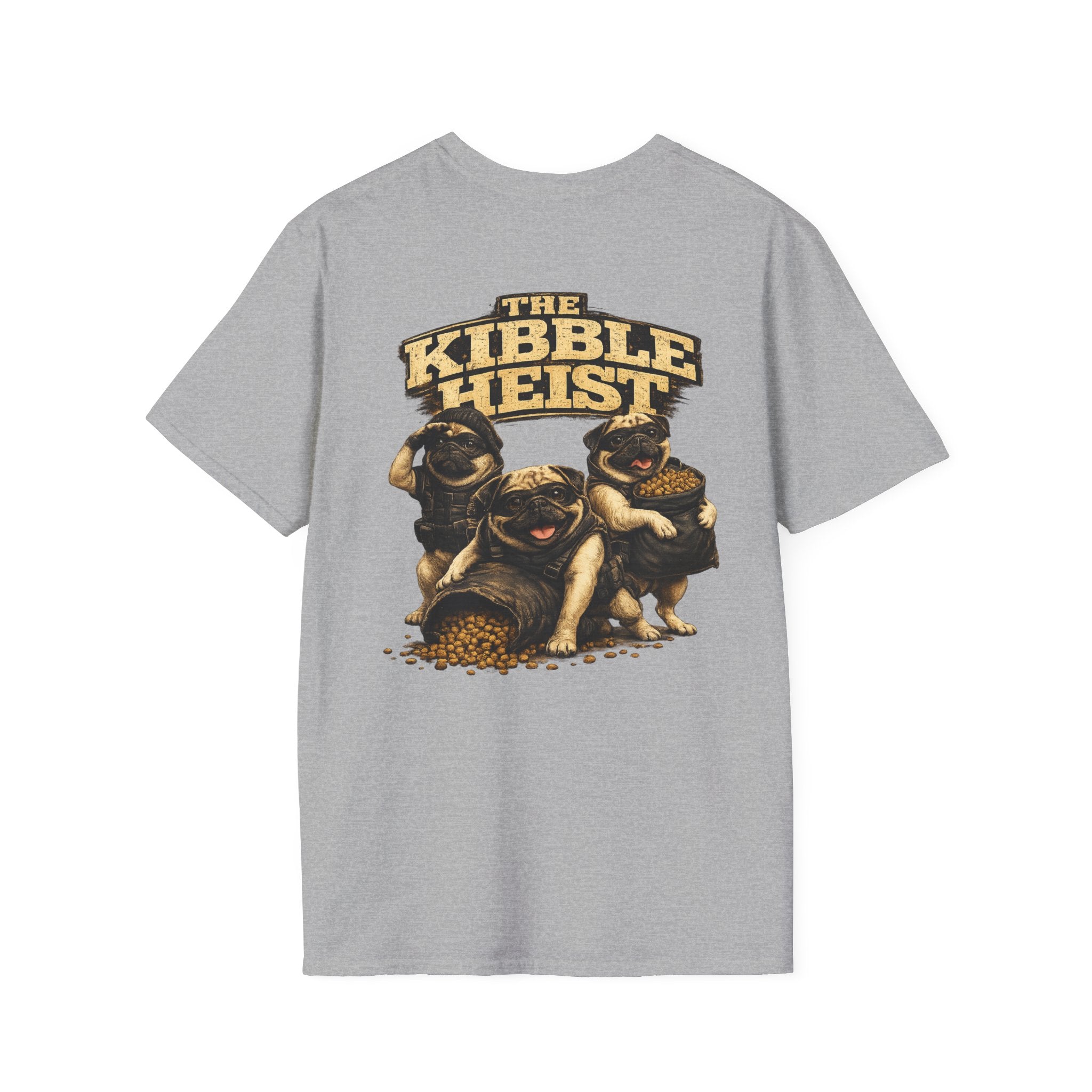The Kibble Heist™ T-Shirt | Funny Pug Tee for Dog Lovers