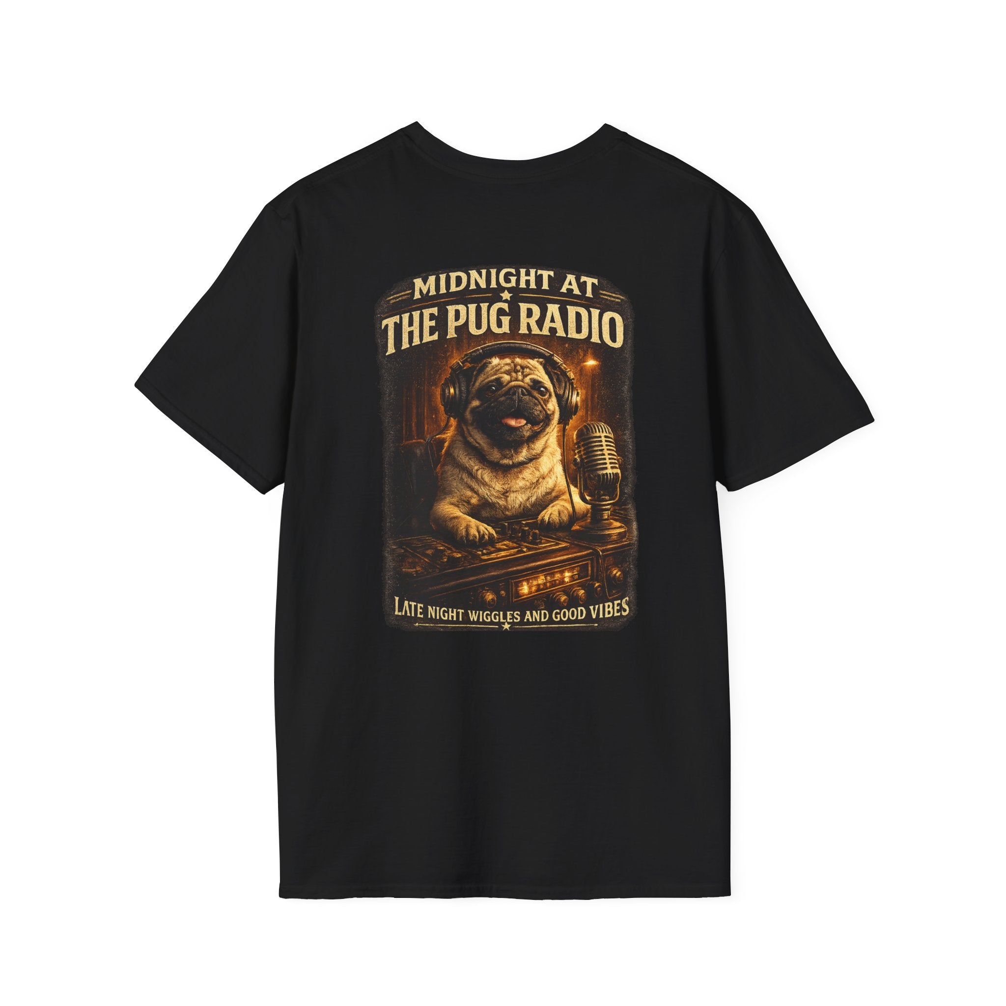 The Pug Radio Logo Tee | Official Pug Lover T-Shirt