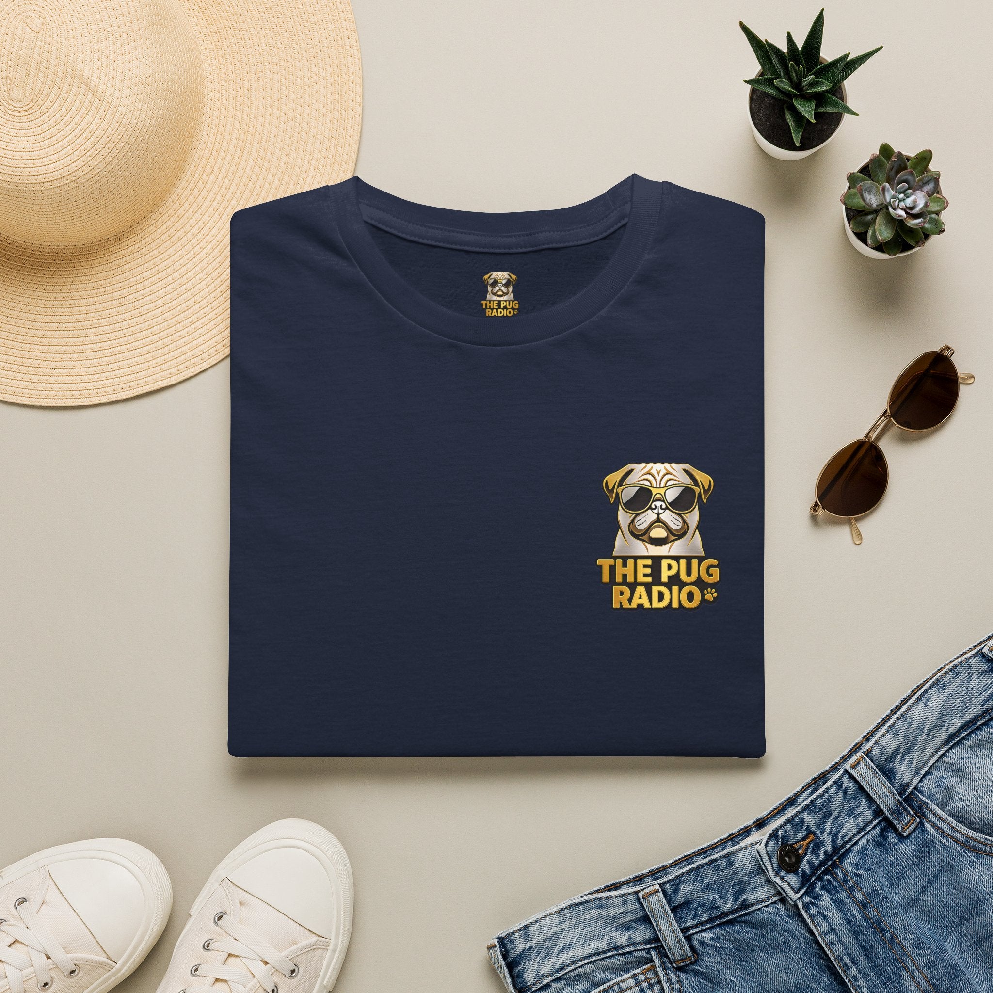 Stars, Stripes & Snorts Pug T-Shirt | Patriotic Dog Tee