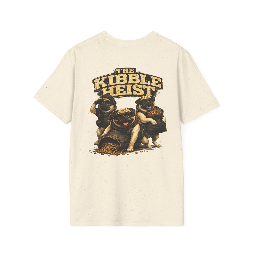The Kibble Heist™ T-Shirt | Funny Pug Tee for Dog Lovers